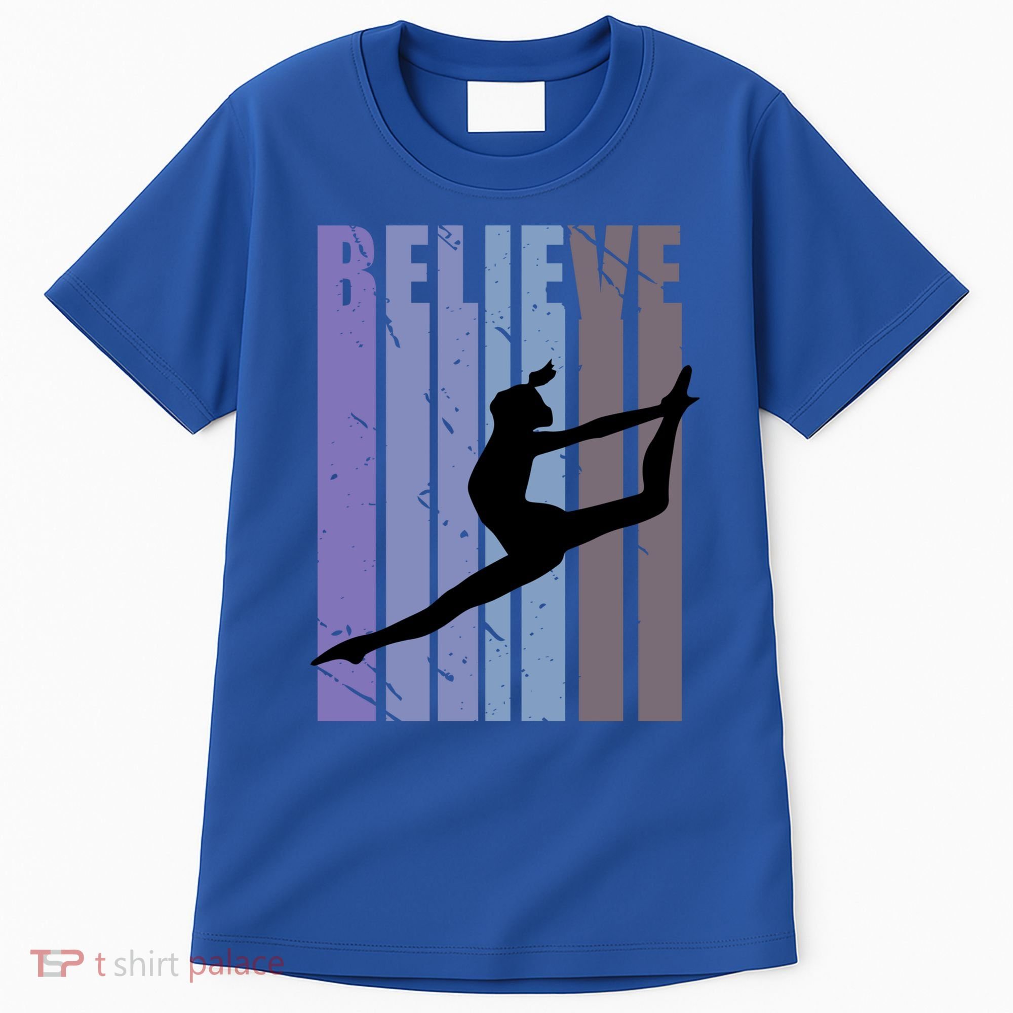 Retro Gymnast Dancing Dancer Gymnastics Girls Gift Tall T-Shirt