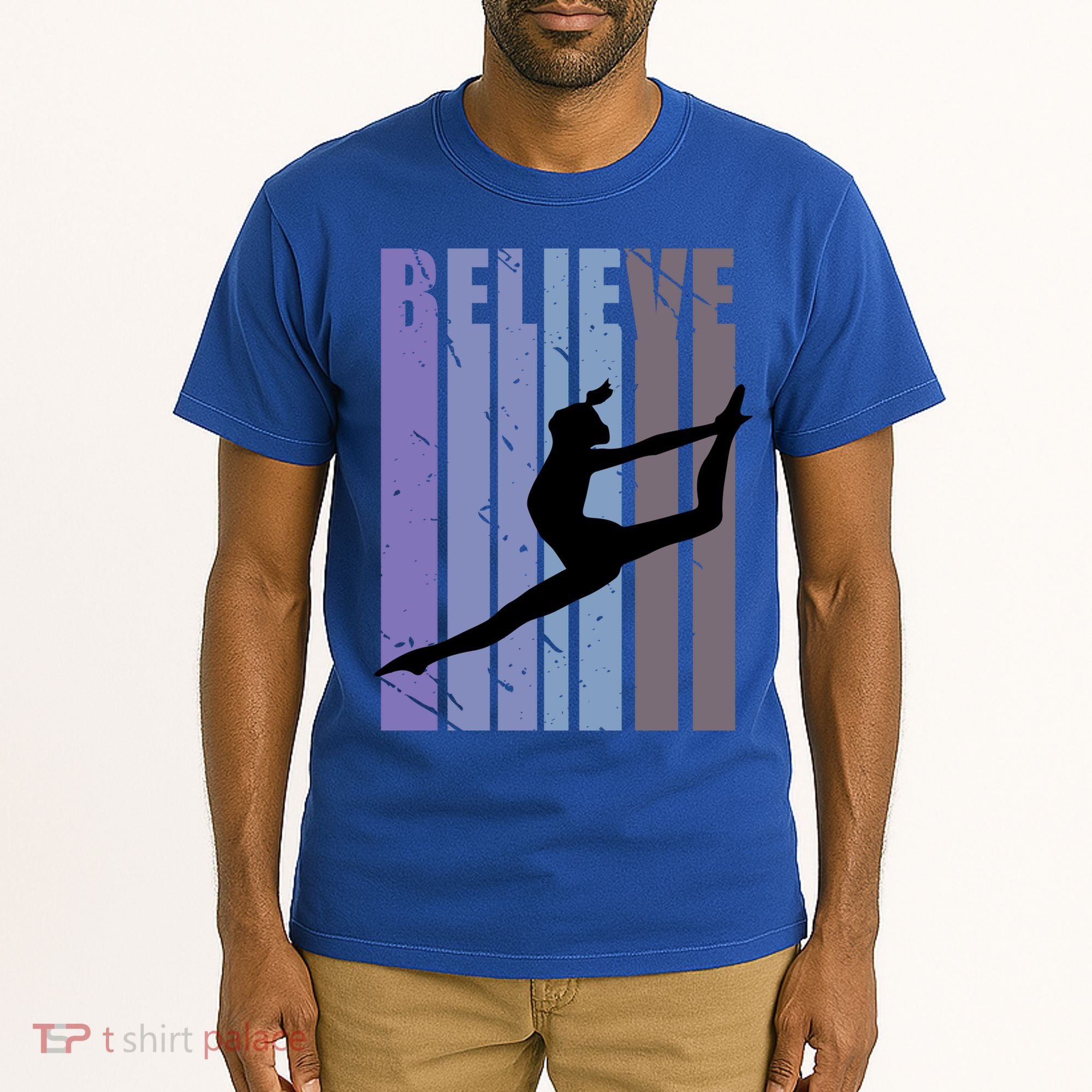 Retro Gymnast Dancing Dancer Gymnastics Girls Gift Tall T-Shirt