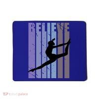 Retro Gymnast Dancing Dancer Gymnastics Girls Gift Mousepad thumb 0