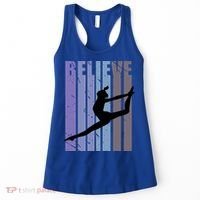 Retro Gymnast Dancing Dancer Gymnastics Girls Gift Women's Tank Top thumb 0