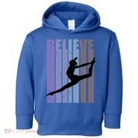 Retro Gymnast Dancing Dancer Gymnastics Girls Gift Toddler Hoodie thumb 0