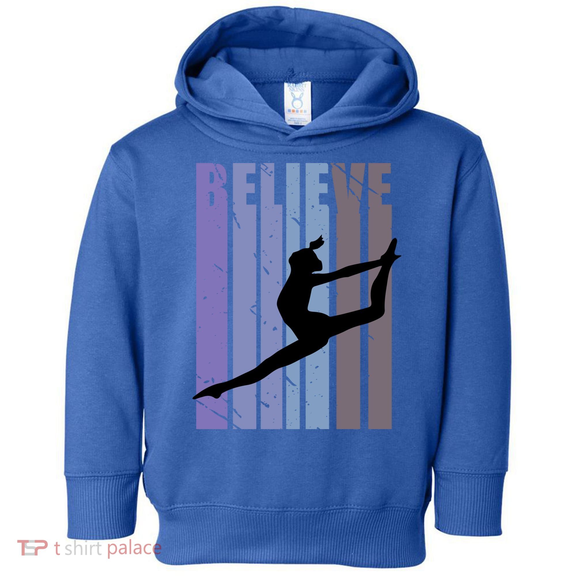 Retro Gymnast Dancing Dancer Gymnastics Girls Gift Toddler Hoodie