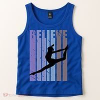 Retro Gymnast Dancing Dancer Gymnastics Girls Gift Tank Top thumb 2