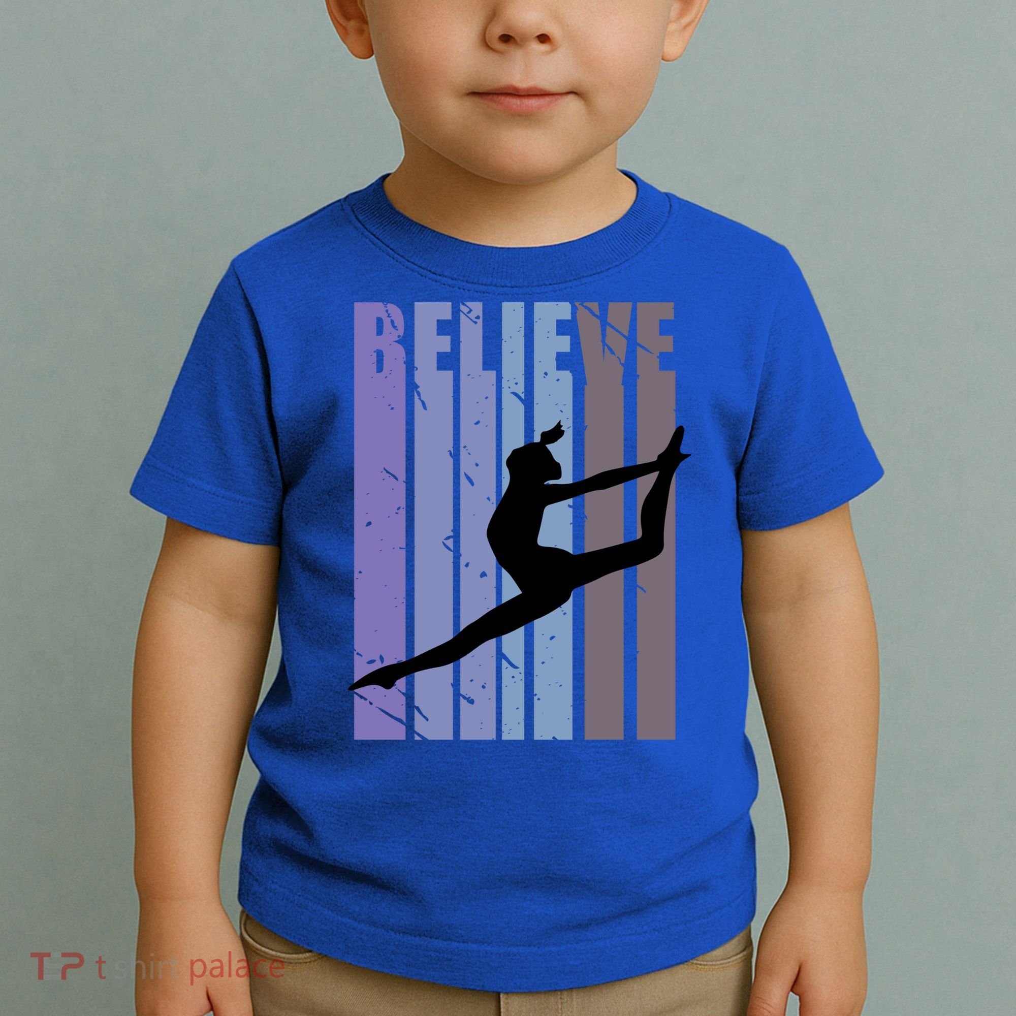Retro Gymnast Dancing Dancer Gymnastics Girls Gift Toddler T-Shirt