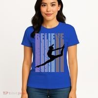 Retro Gymnast Dancing Dancer Gymnastics Girls Gift Women's T-Shirt thumb 4
