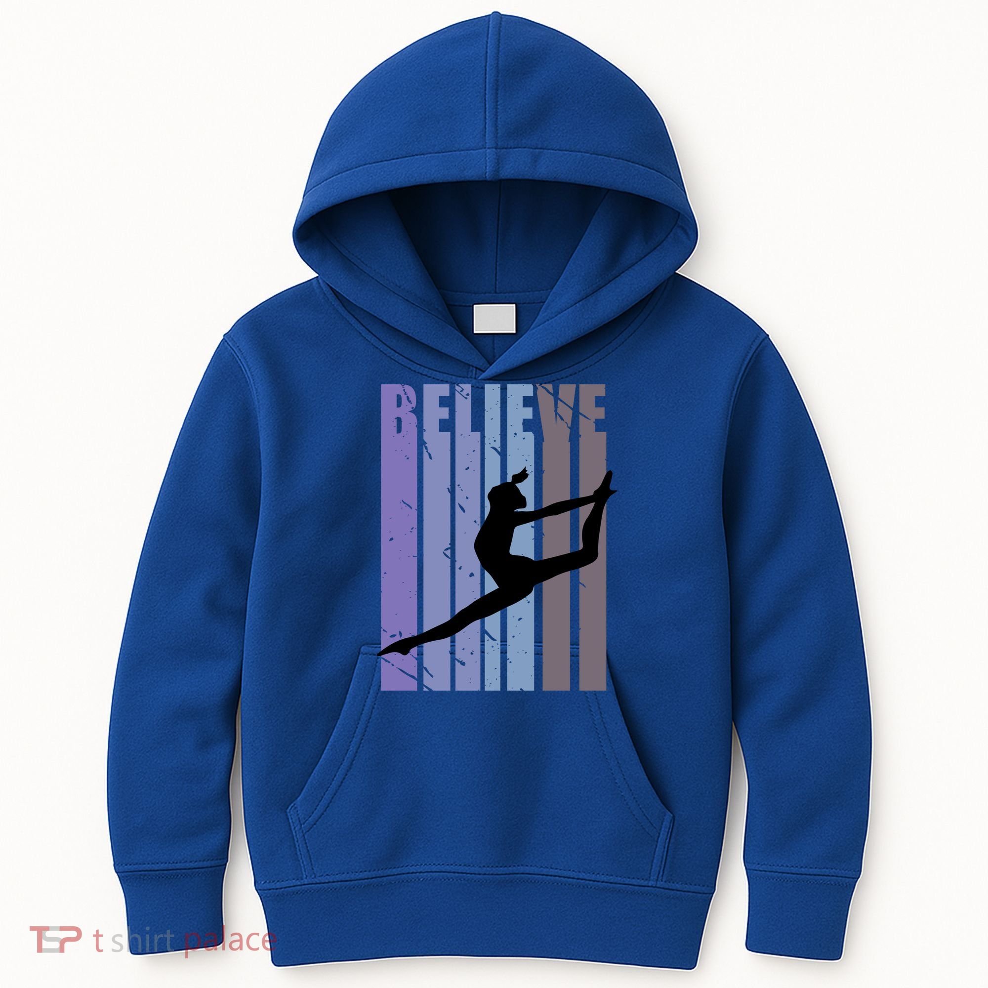 Retro Gymnast Dancing Dancer Gymnastics Girls Gift Kids Hoodie