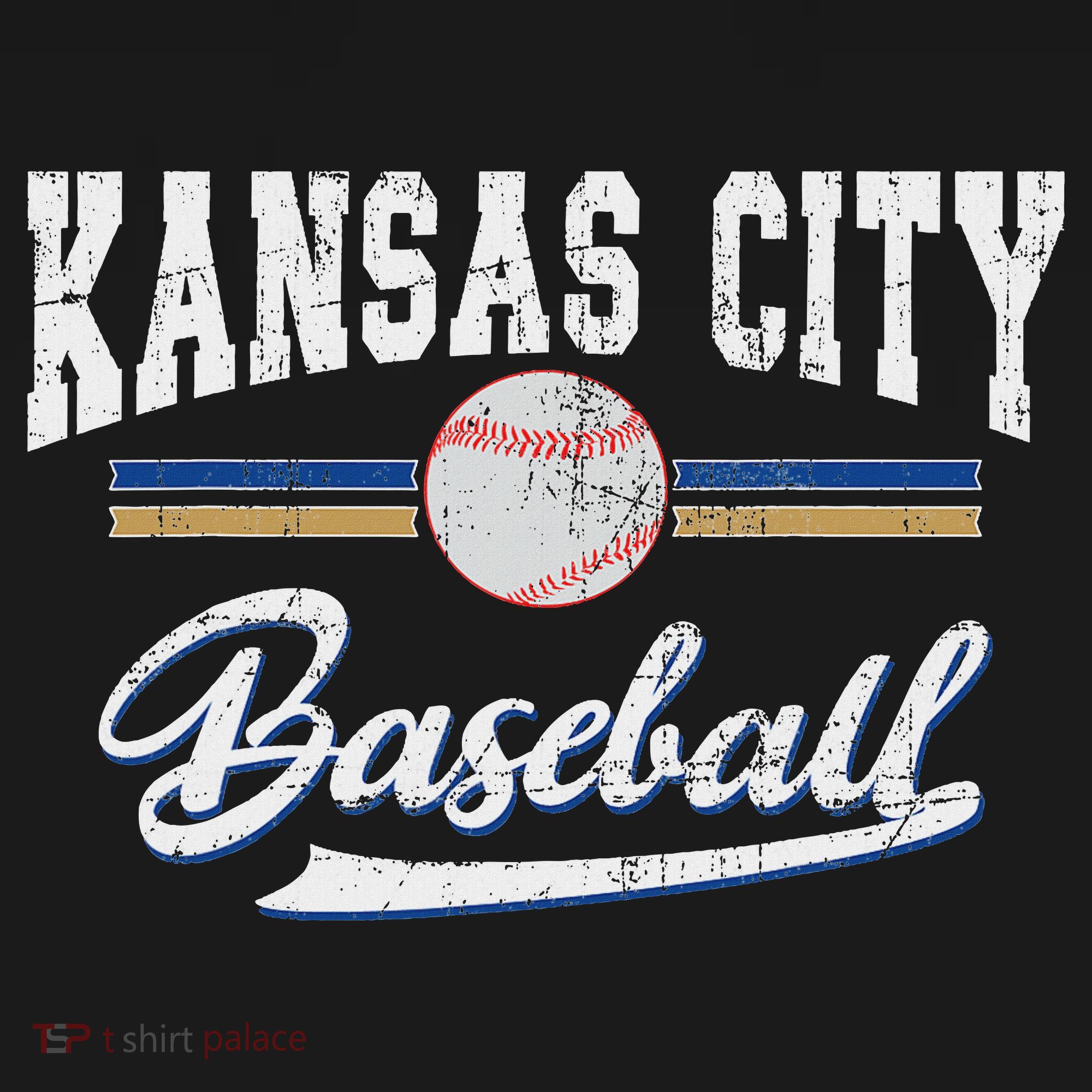 Retro Game Day Vintage Kansas City Baseball T-Shirt