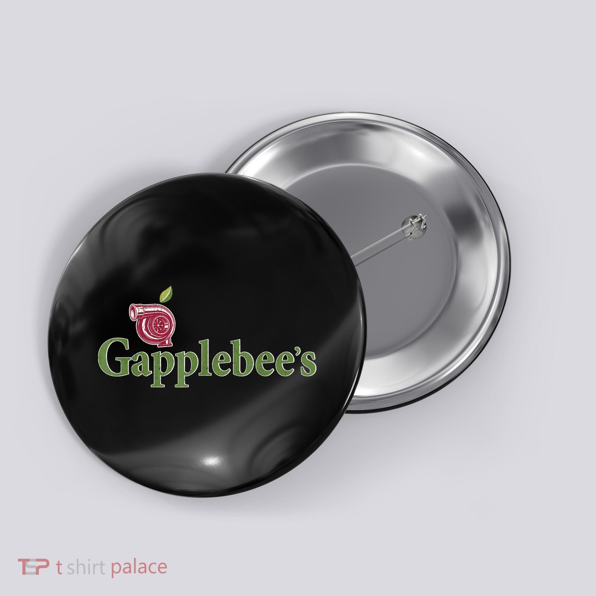 Retro Gapplebee's Drag Racing Funny Car Lover Button