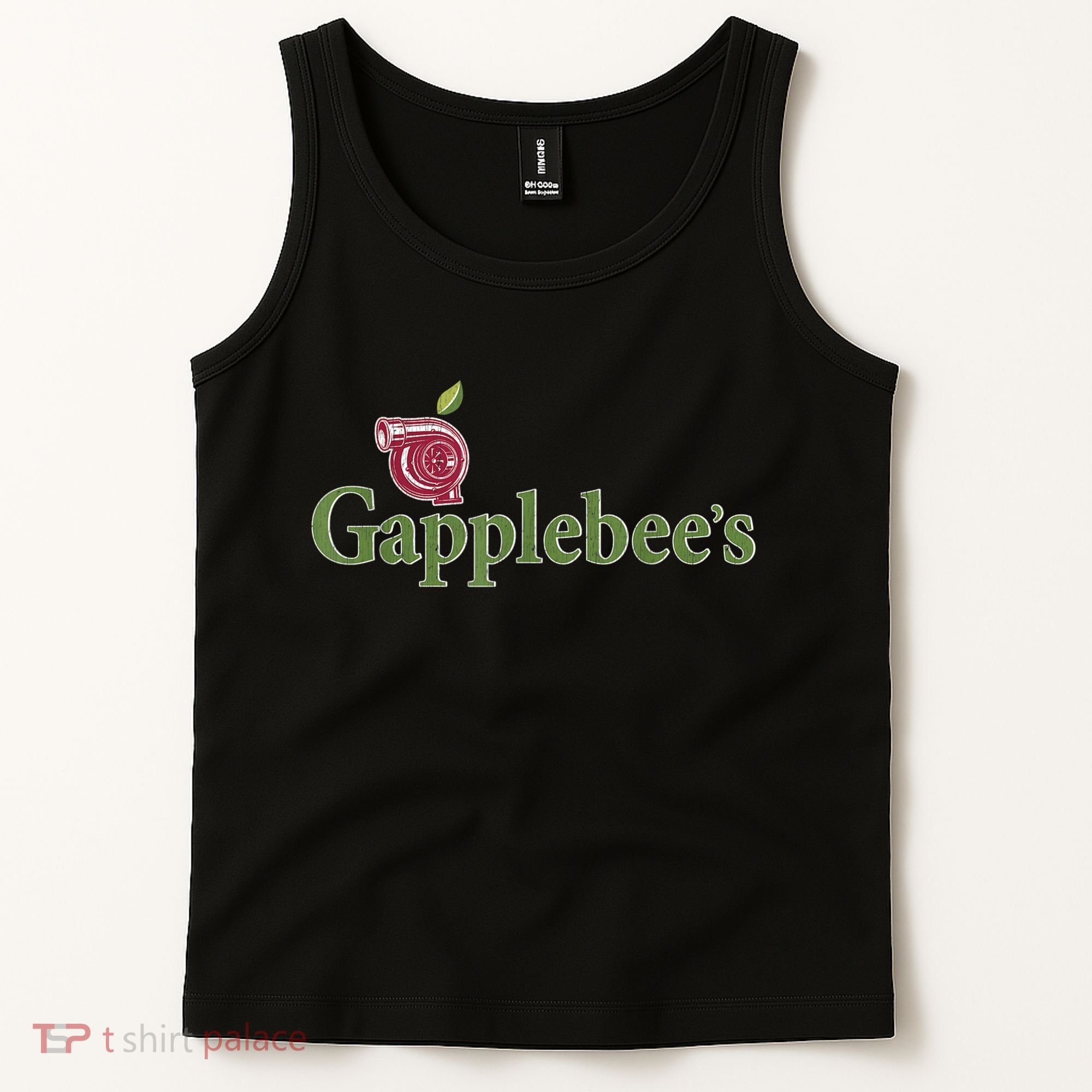 Retro Gapplebee's Drag Racing Funny Car Lover Tank Top