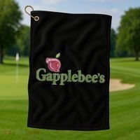 Retro Gapplebee's Drag Racing Funny Car Lover Golf Towel thumb 1