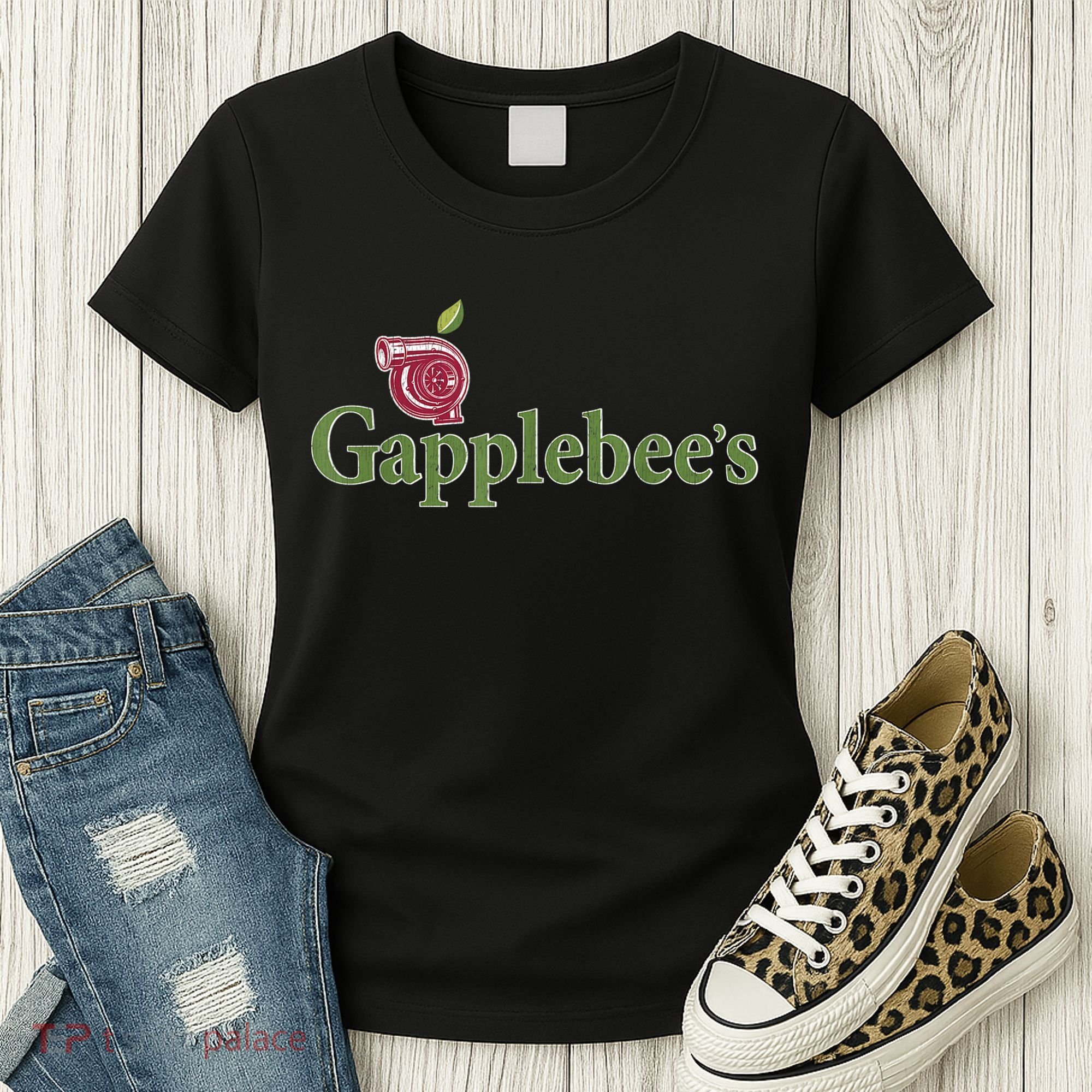 Retro Gapplebee's Drag Racing Funny Car Lover Women's T-Shirt