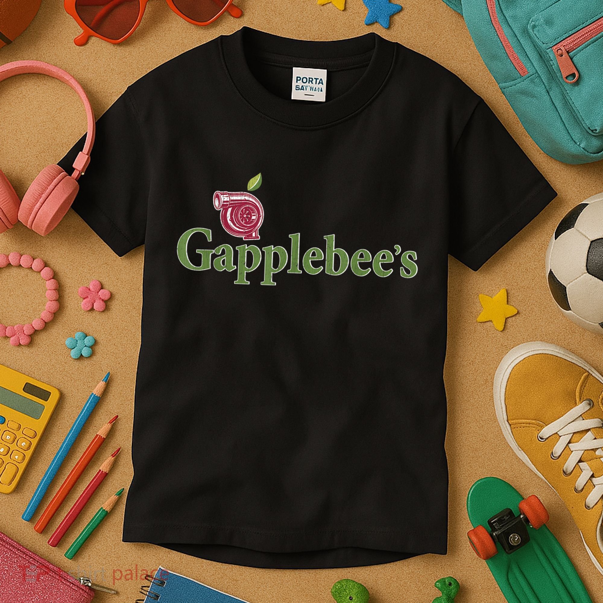 Retro Gapplebee's Drag Racing Funny Car Lover Kids T-Shirt