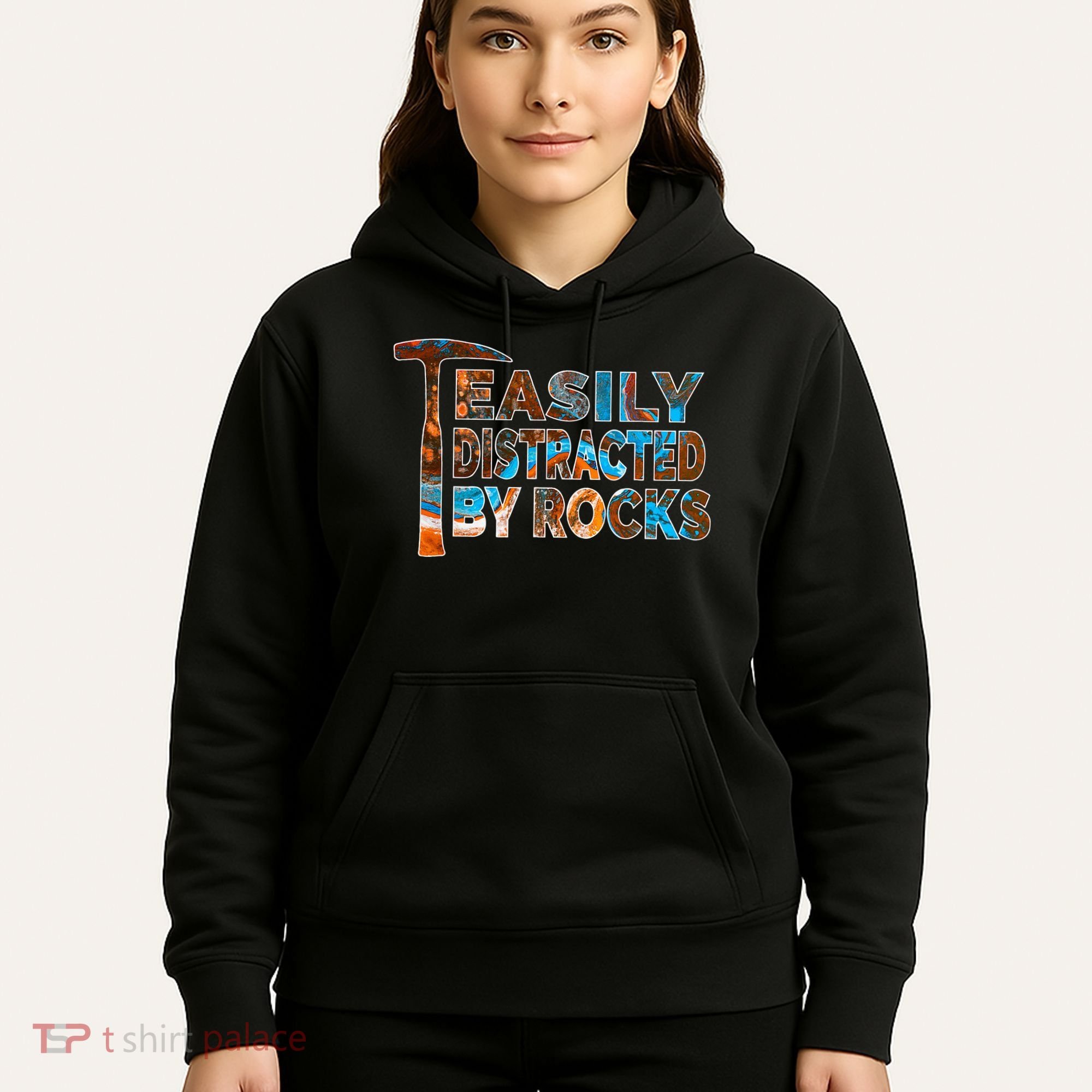 Rock Geology Easily Distracted By Rocks Rockhound Hoodie