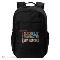 Rock Geology Easily Distracted By Rocks Rockhound Backpack thumb 0