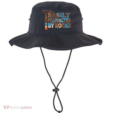 Rock Geology Easily Distracted By Rocks Rockhound Bucket Hat