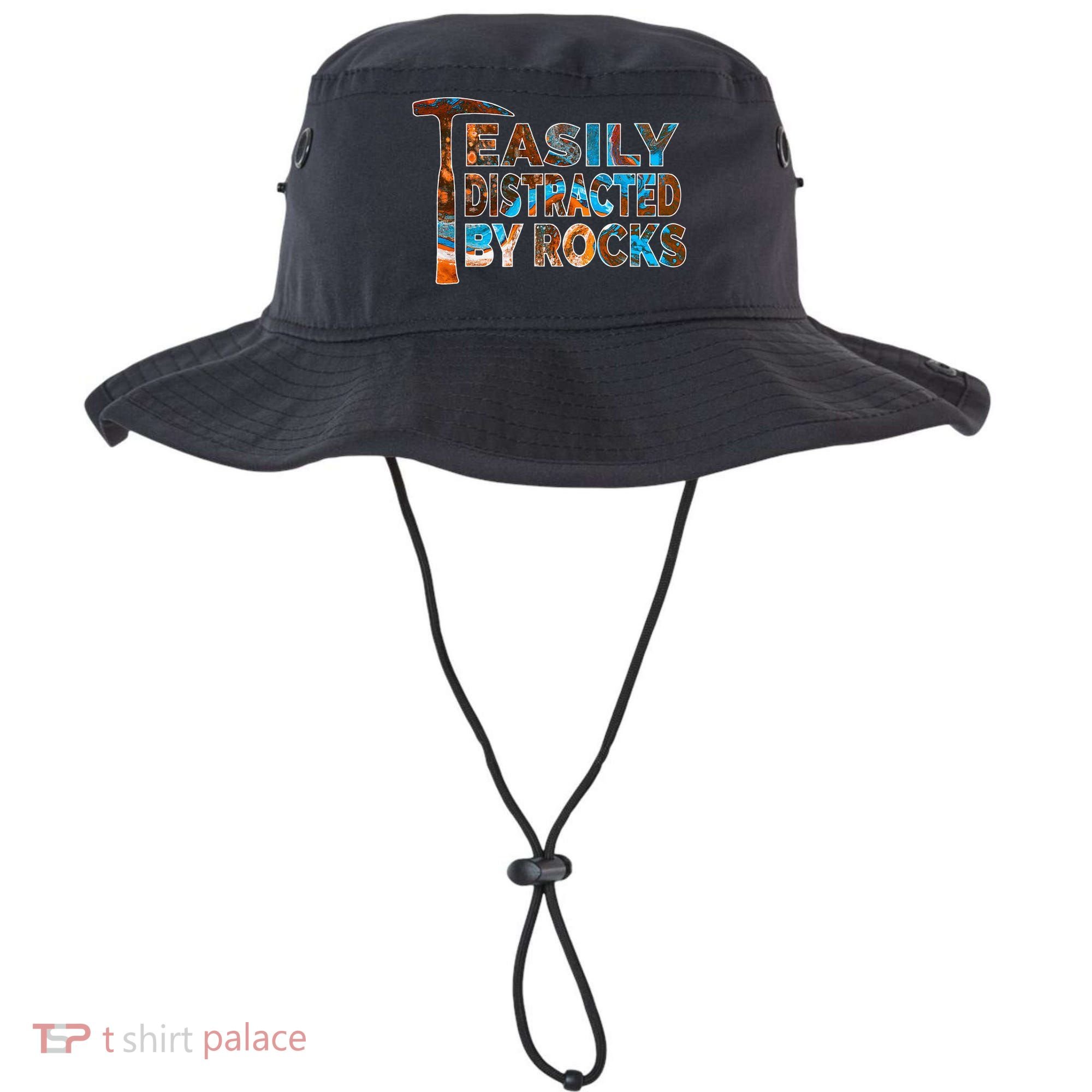 Rock Geology Easily Distracted By Rocks Rockhound Bucket Hat