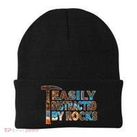 Rock Geology Easily Distracted By Rocks Rockhound Beanie thumb 0
