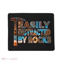 Rock Geology Easily Distracted By Rocks Rockhound Mousepad thumb 0