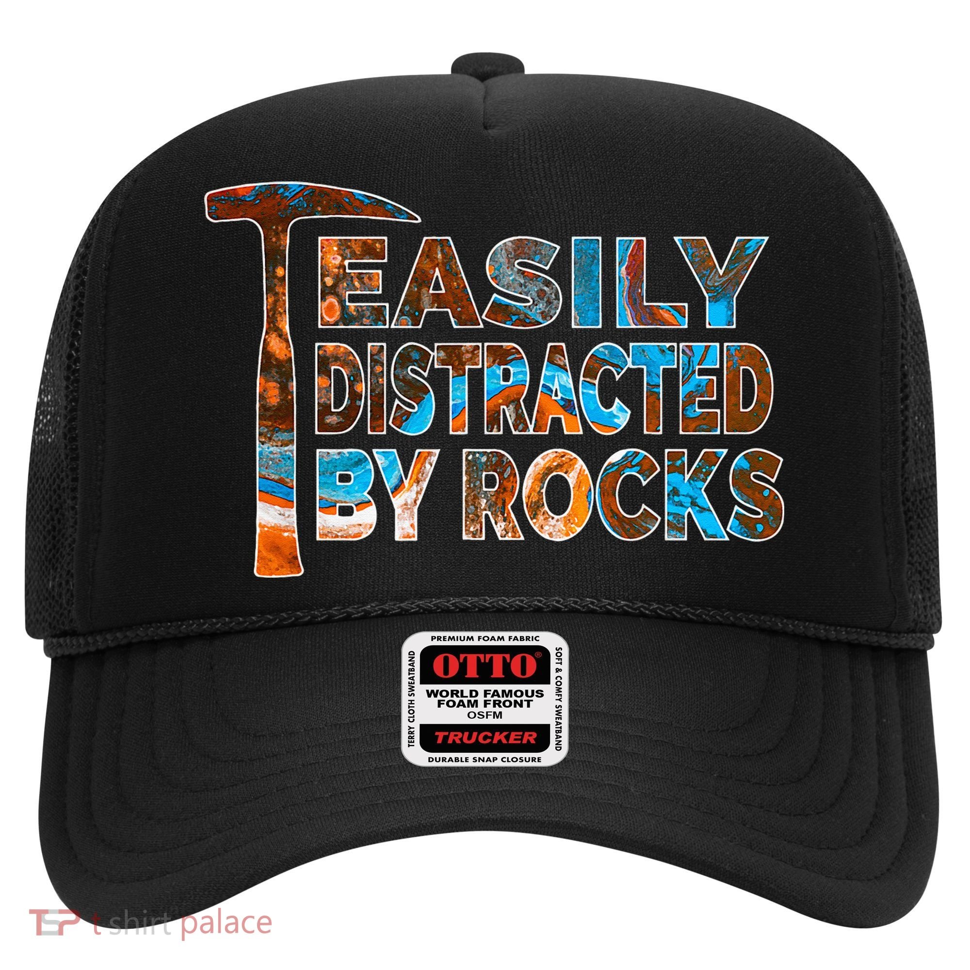Rock Geology Easily Distracted By Rocks Rockhound Hat