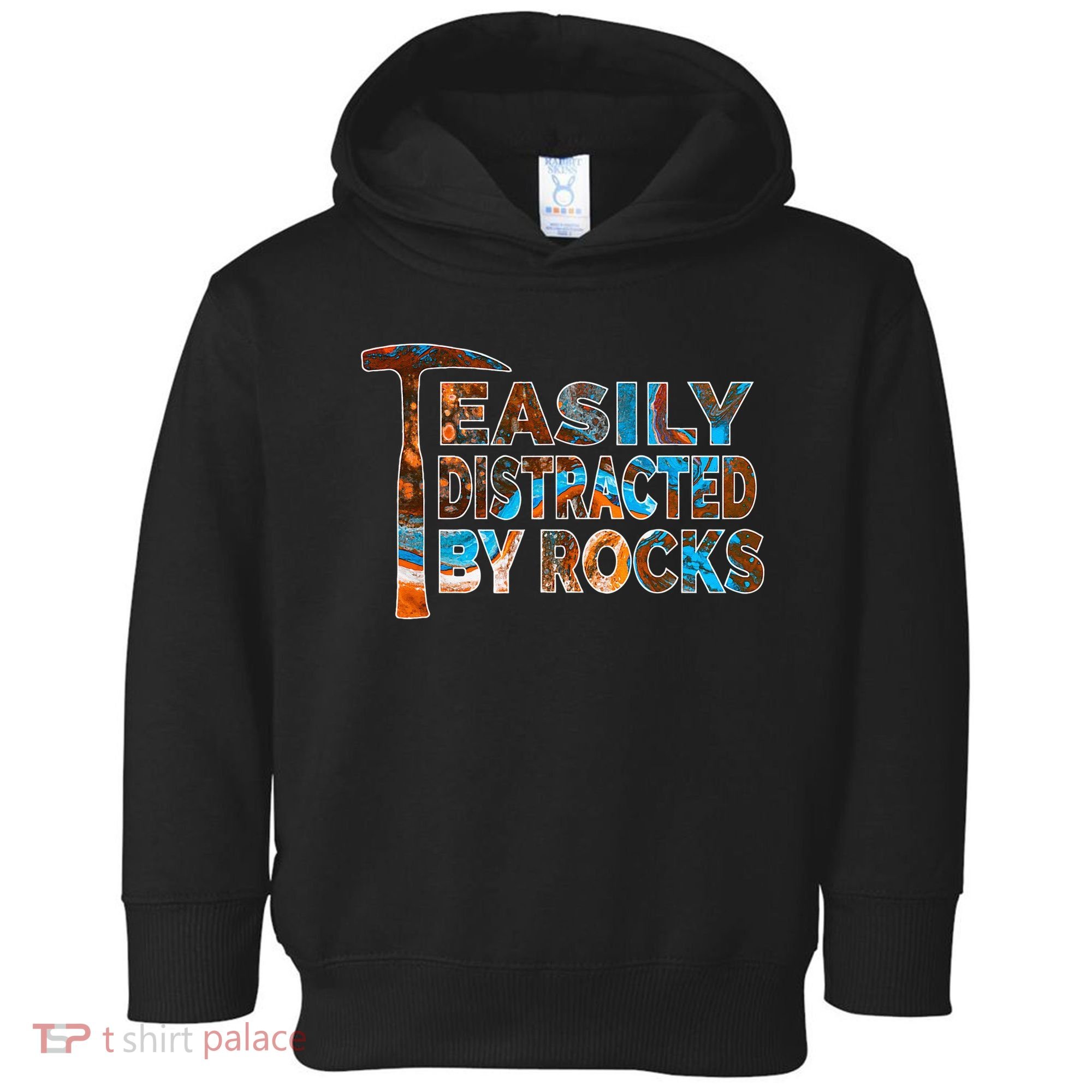 Rock Geology Easily Distracted By Rocks Rockhound Toddler Hoodie