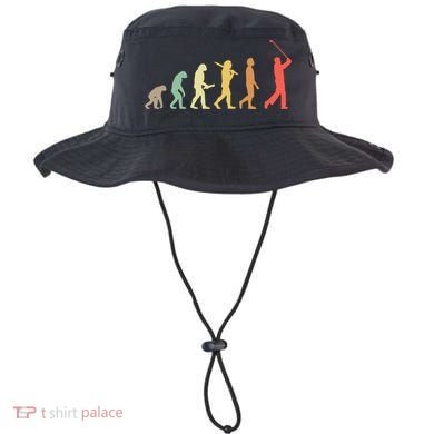 Retro Golf Evolution Gift For Golfers And Golf Players Gift Bucket Hat