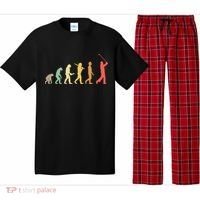Retro Golf Evolution Gift For Golfers And Golf Players Gift Pajama Set thumb 0