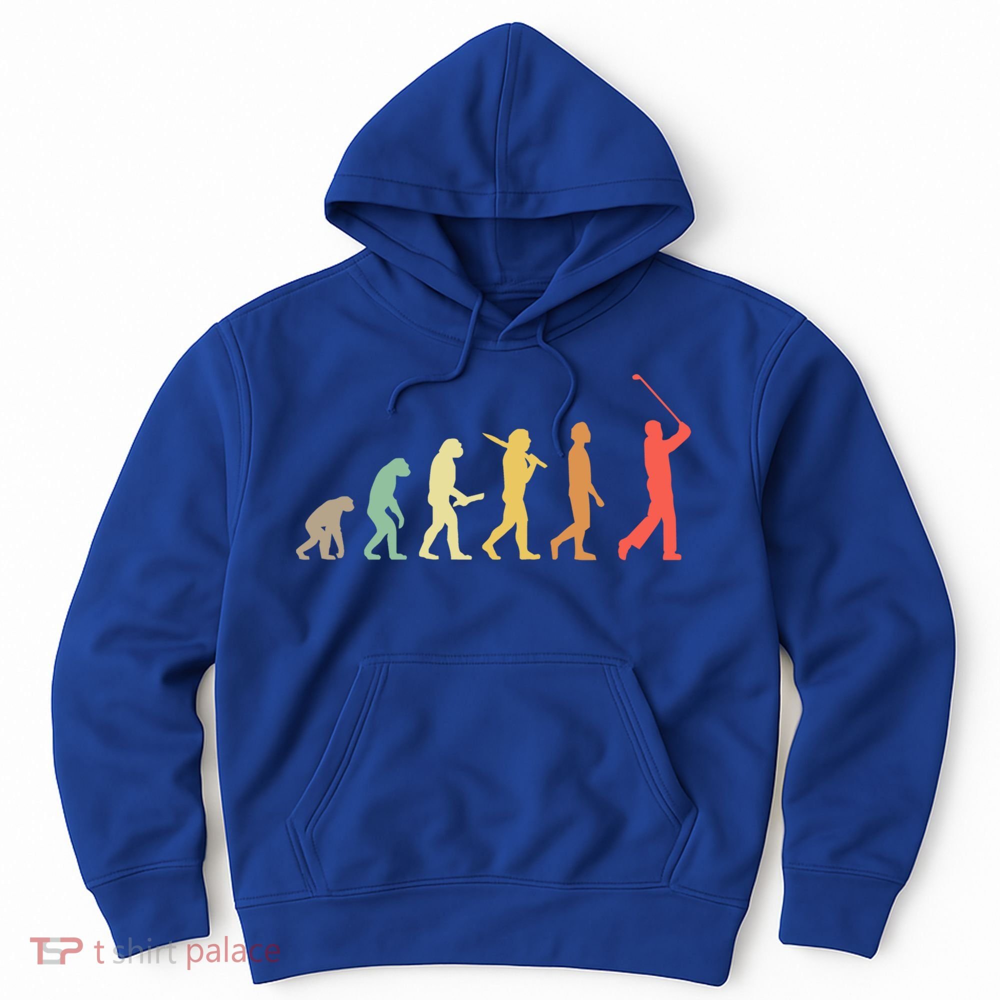 Retro Golf Evolution Gift For Golfers And Golf Players Gift Hoodie