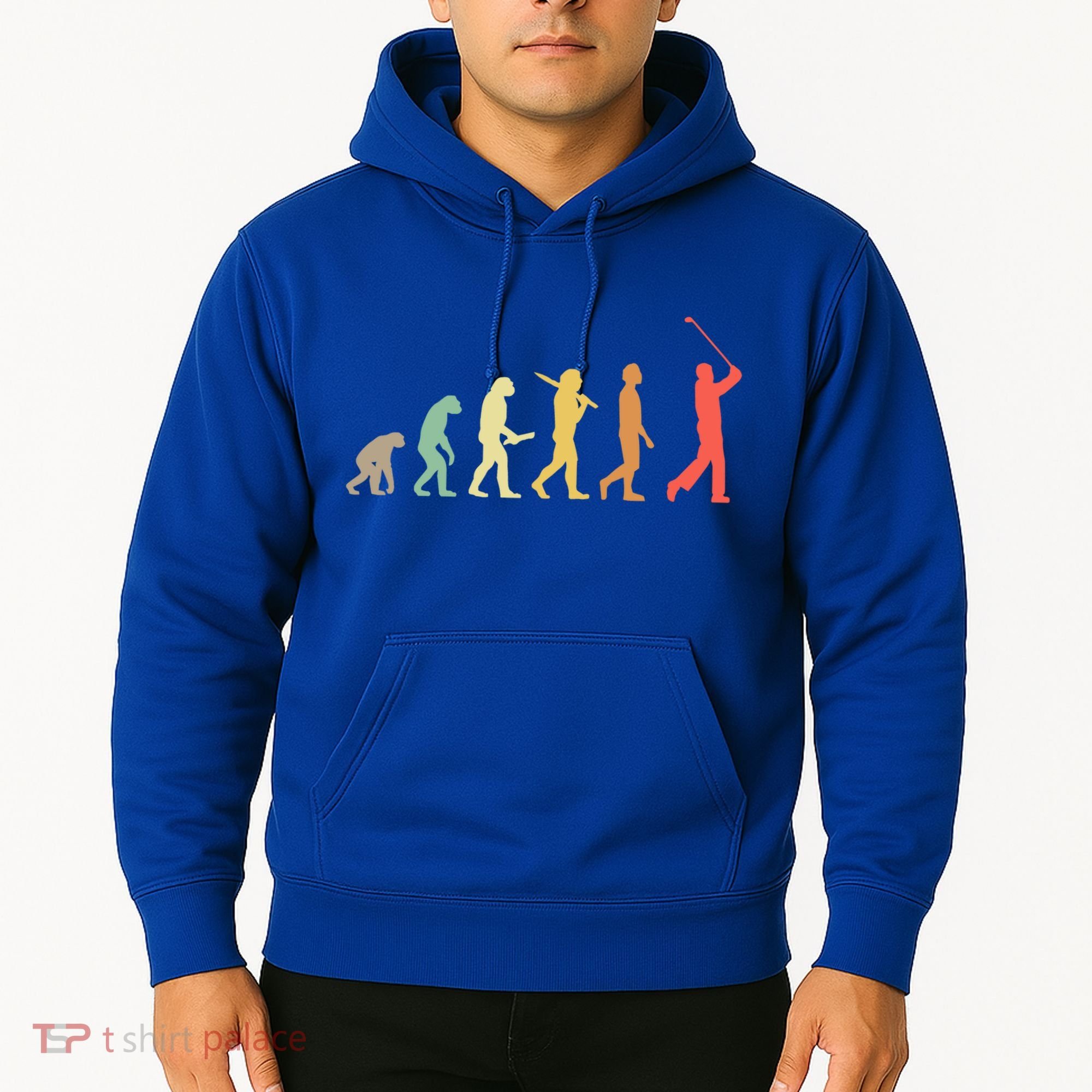 Retro Golf Evolution Gift For Golfers And Golf Players Gift Hoodie