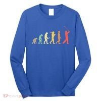 Retro Golf Evolution Gift For Golfers And Golf Players Gift Long Sleeve Shirt thumb 0