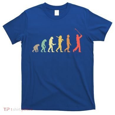 Retro Golf Evolution Gift For Golfers And Golf Players Gift T-Shirt