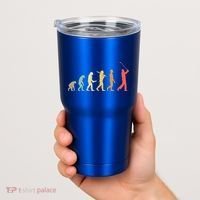 Retro Golf Evolution Gift For Golfers And Golf Players Gift Tumbler thumb 2