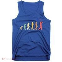 Retro Golf Evolution Gift For Golfers And Golf Players Gift Tank Top thumb 0