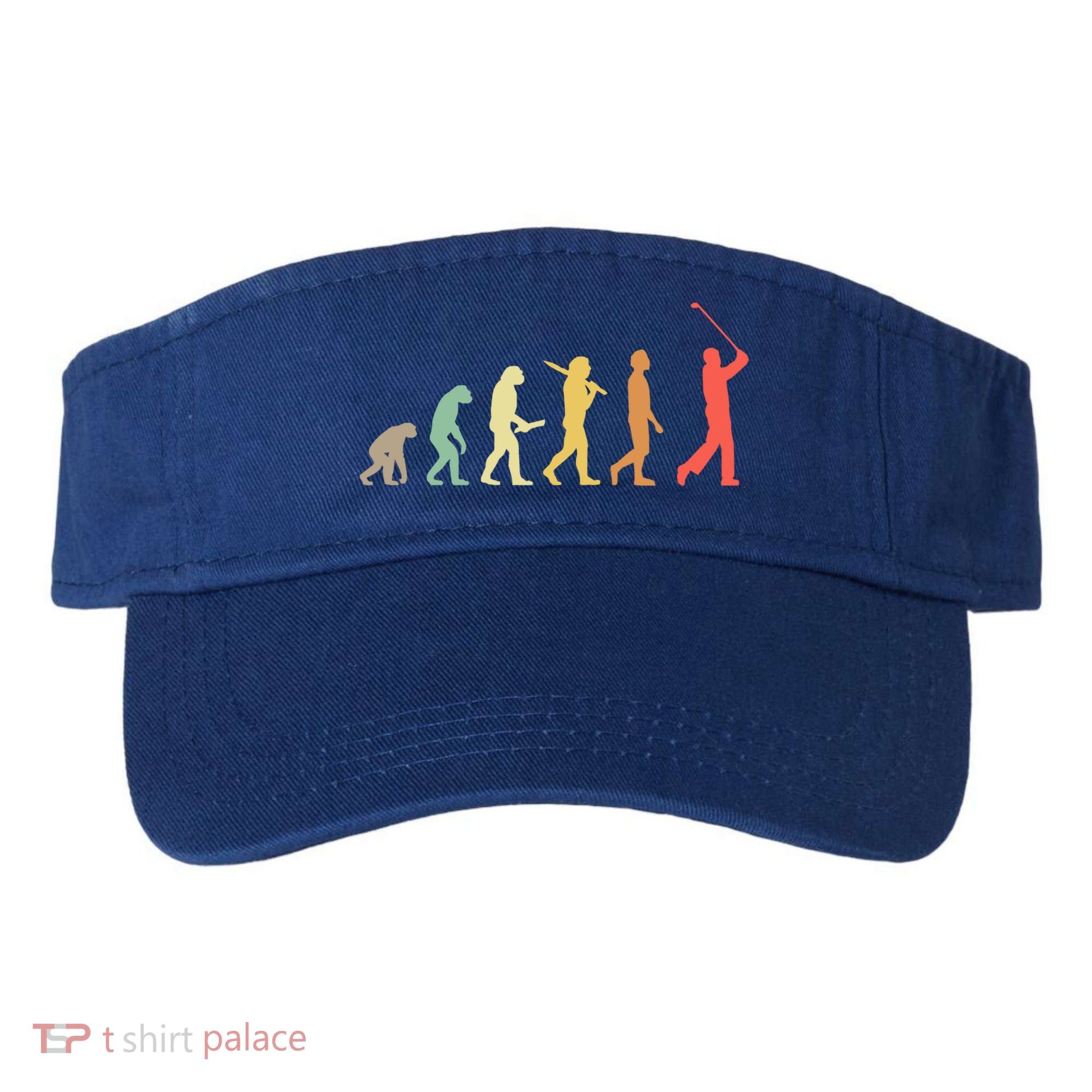 Retro Golf Evolution Gift For Golfers And Golf Players Gift Visor