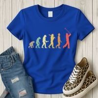 Retro Golf Evolution Gift For Golfers And Golf Players Gift Women's T-Shirt thumb 3