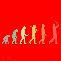 Retro Golf Evolution Gift For Golfers And Golf Players Gift Santa Hat thumb 1