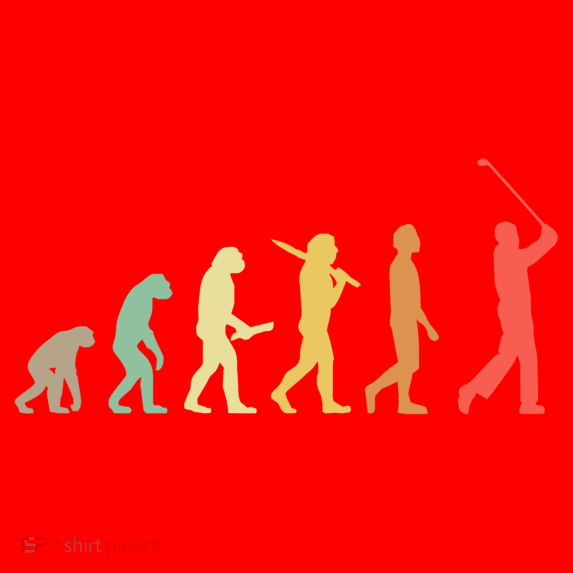 Retro Golf Evolution Gift For Golfers And Golf Players Gift Santa Hat