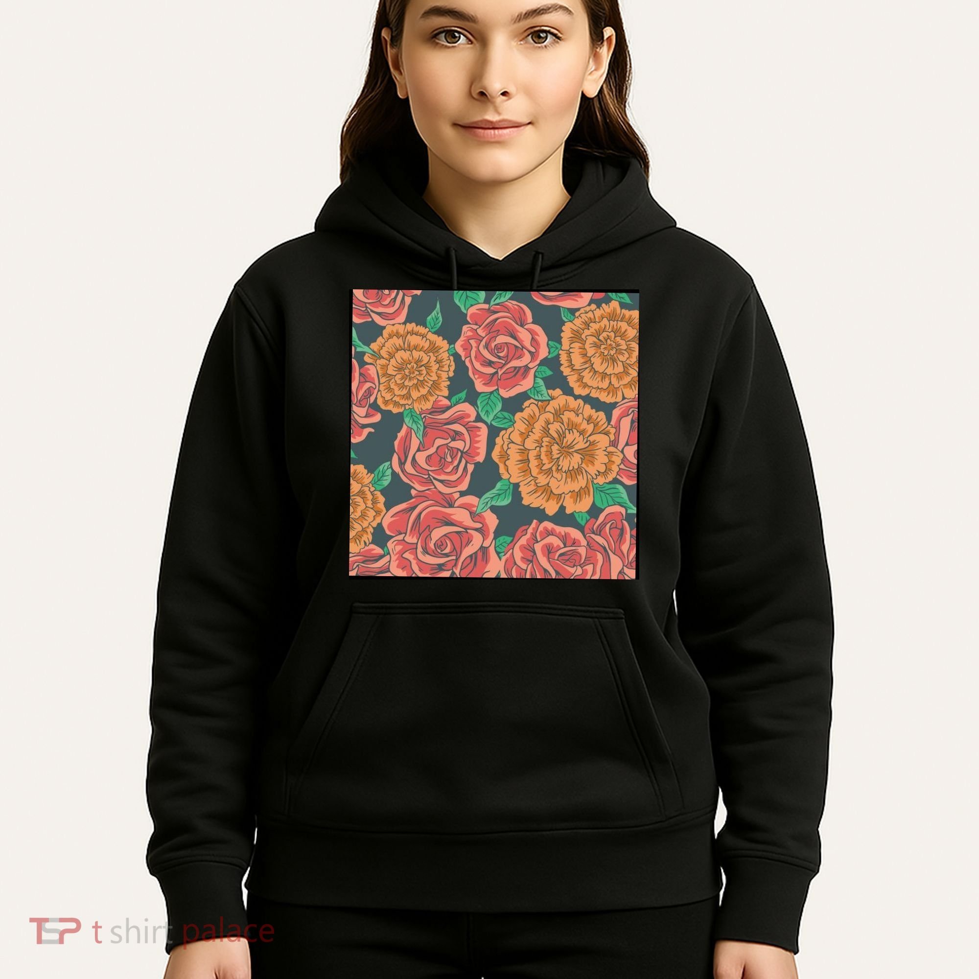 Rose Garden Flower Nature Hoodie