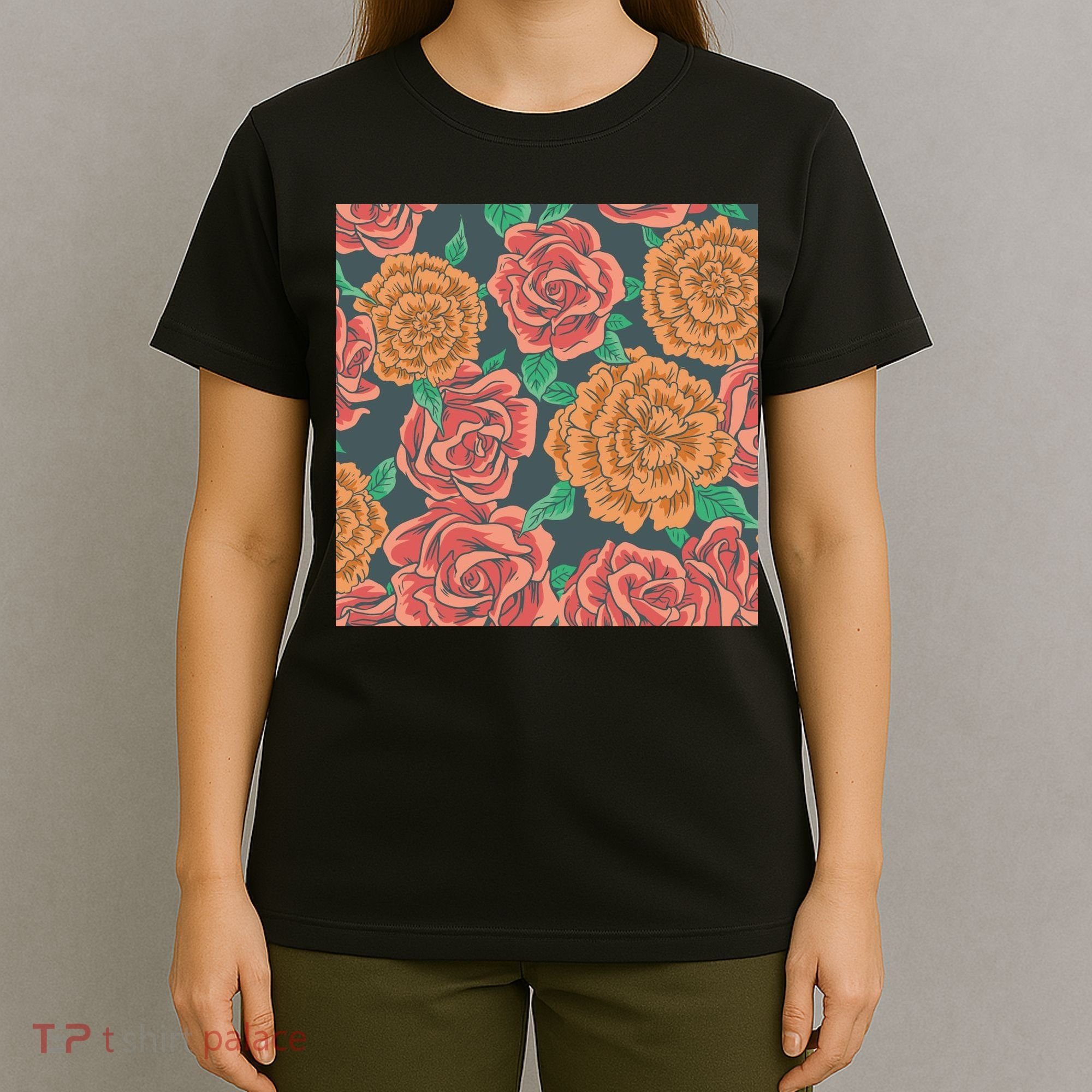 Rose Garden Flower Nature T-Shirt