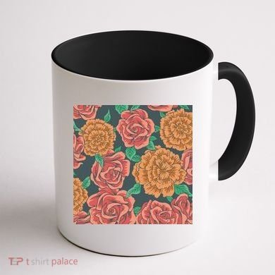 Rose Garden Flower Nature Coffee Mug back