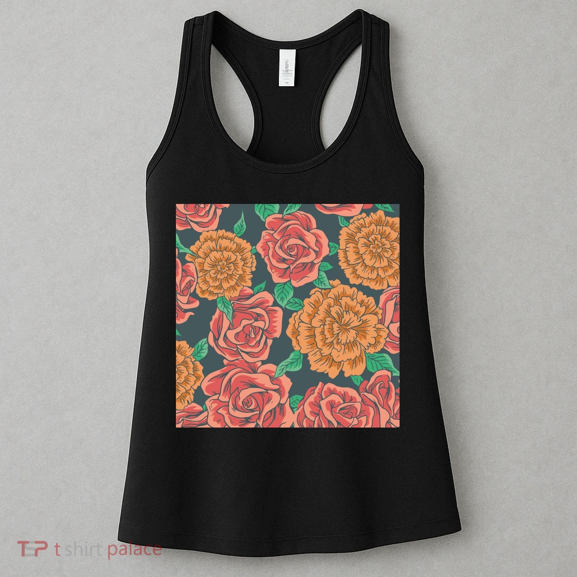 Rose Garden Flower Nature Women's Tank Top