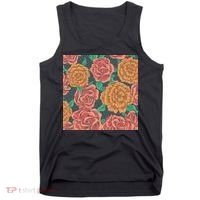Rose Garden Flower Nature Tank Top thumb 0
