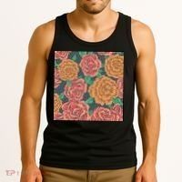 Rose Garden Flower Nature Tank Top thumb 3