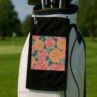 Rose Garden Flower Nature Golf Towel thumb 2