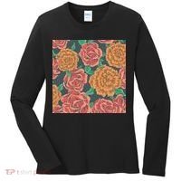 Rose Garden Flower Nature Women's Long Sleeve Shirt thumb 0