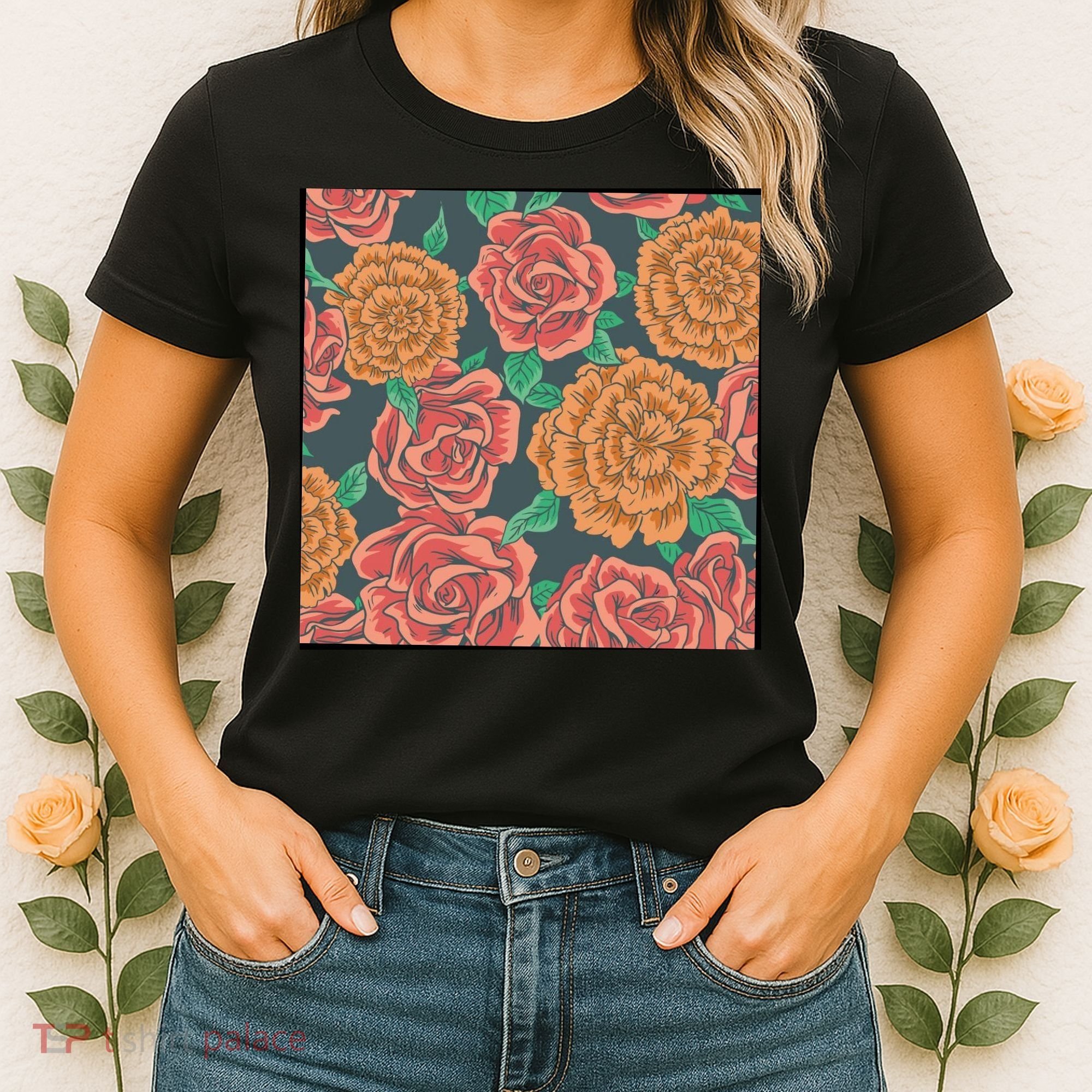 Rose Garden Flower Nature Women's T-Shirt