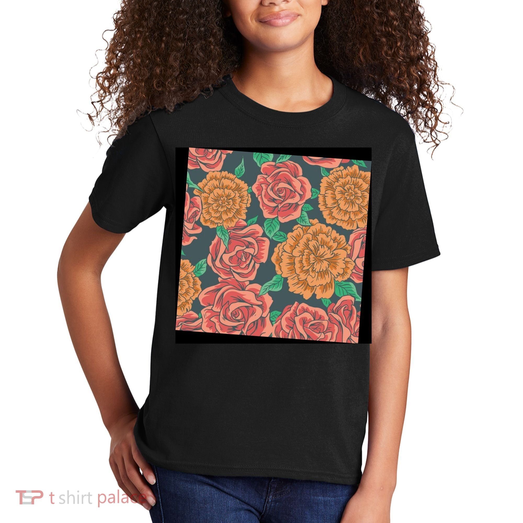 Rose Garden Flower Nature Kids T-Shirt