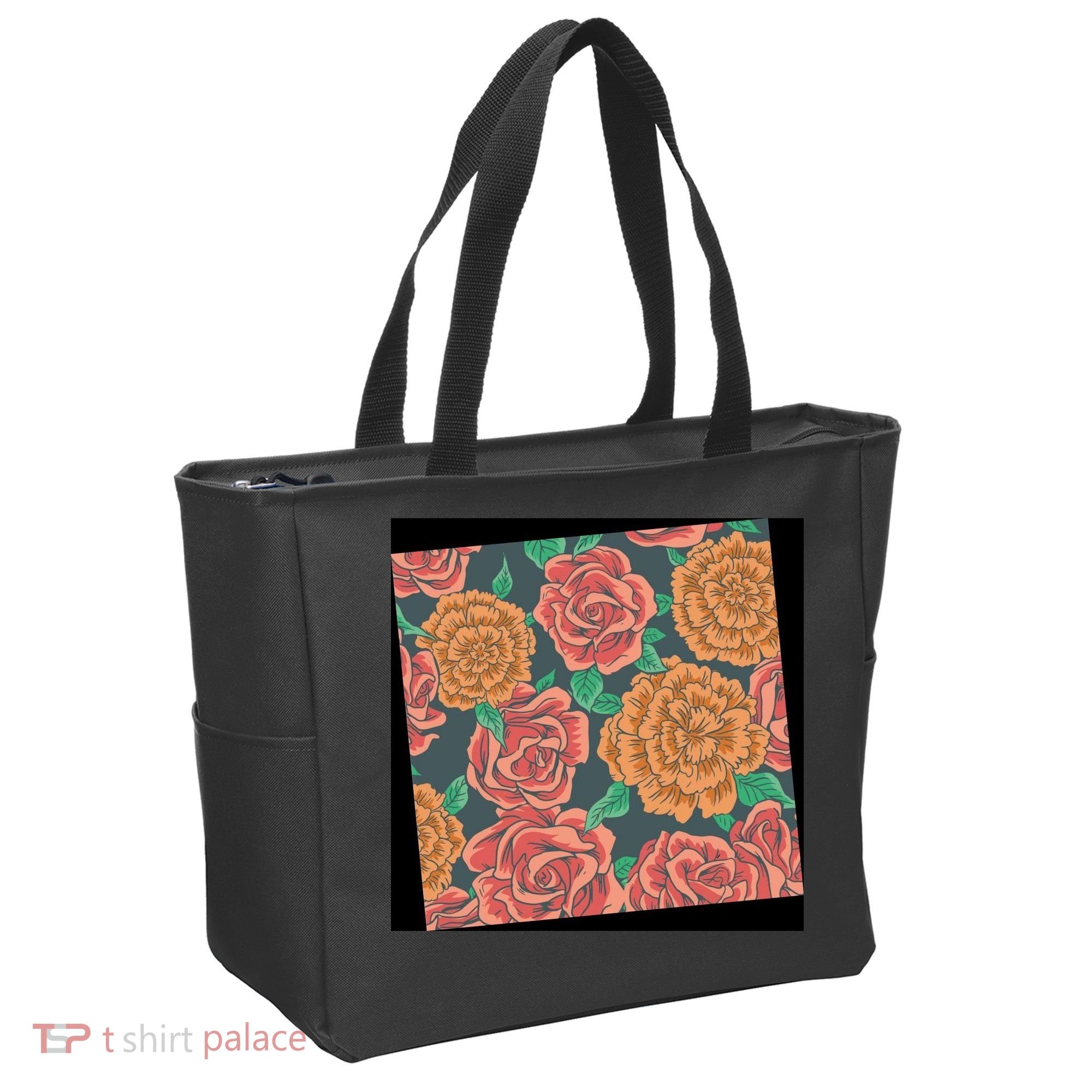 Rose Garden Flower Nature Tote Bag