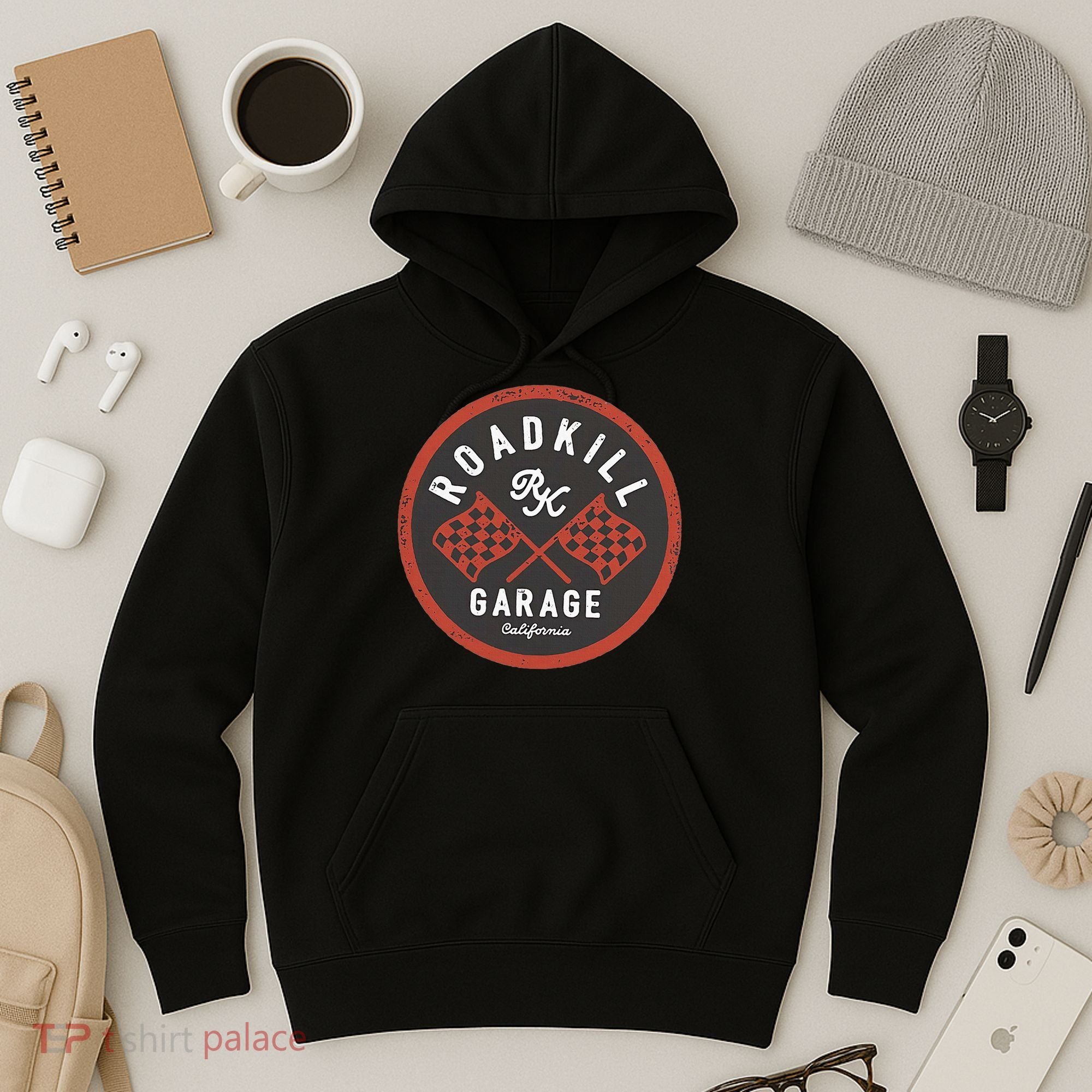 Roadkill Garage Flags Hoodie