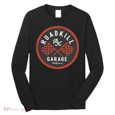 Roadkill Garage Flags Long Sleeve Shirt