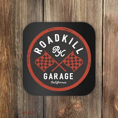 Roadkill Garage Flags Coaster